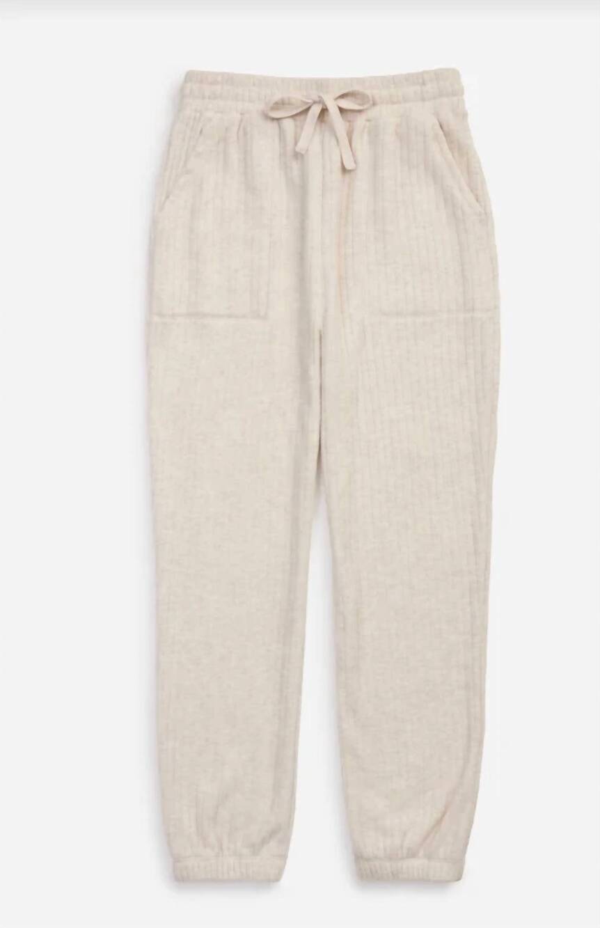 NEW SPLENDID girl's lounge pull-on jogger in oatmeal